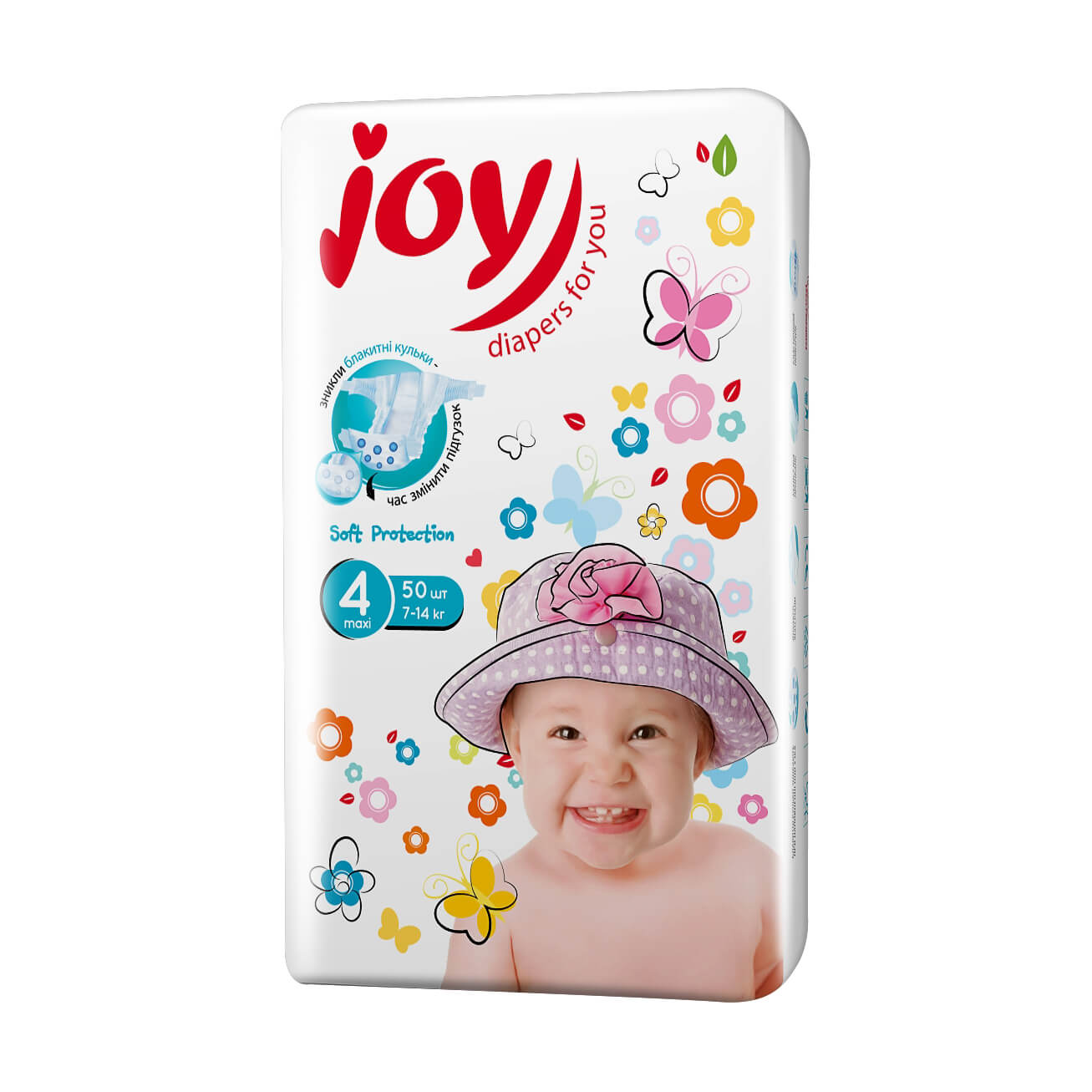 Подгузники Joy Soft Protection размер 4 (7-14 кг), 50 шт  