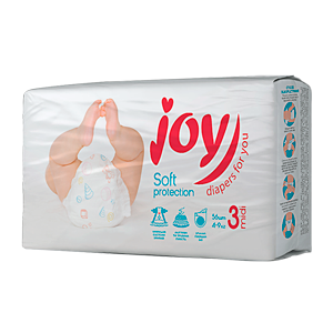 Підгузки Joy Soft Protection розмір 3 (4-9 кг), 56 шт